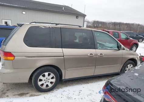 2004 Honda Odyssey Ex-L из США, поврежденный, VIN 5FNRL189X4B037068